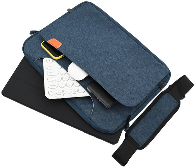 갤럭시탭s11울트라 S11 S10FE 플러스 파우치 태블릿 아이패드 가방, 네이비, 1개