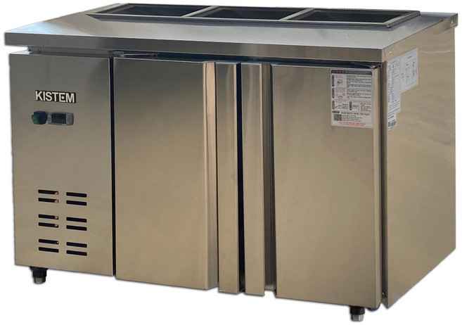 키스템 올스텐 디지털 뒷줄반찬테이블냉장고1200 KIS-PDB12R-2 프로모델 업소용냉장고