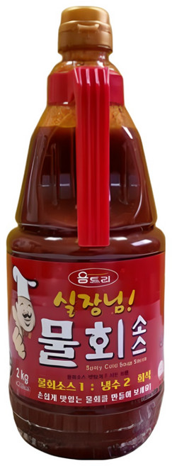 움트리 실장님 물회소스 2kg 6개 1박스