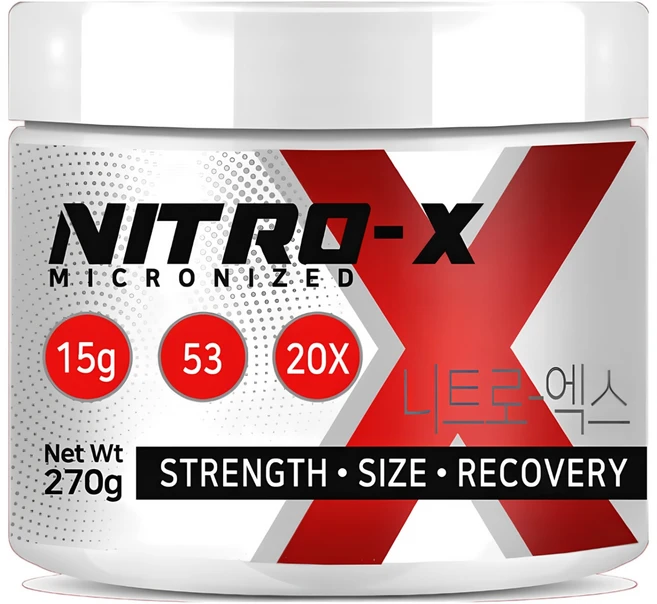 니트로엑스 아르기닌 6000mg 엘아르기닌 L아르기닌 아미노산, 270g, 1개 - 쿠팡