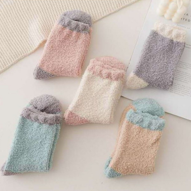 위시월드 임산부 무압박 수면양말 5종세트