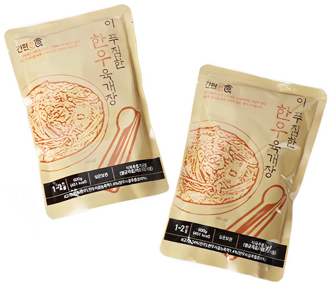 [간편한식] 한우 육개장 세트, 600g, 10개