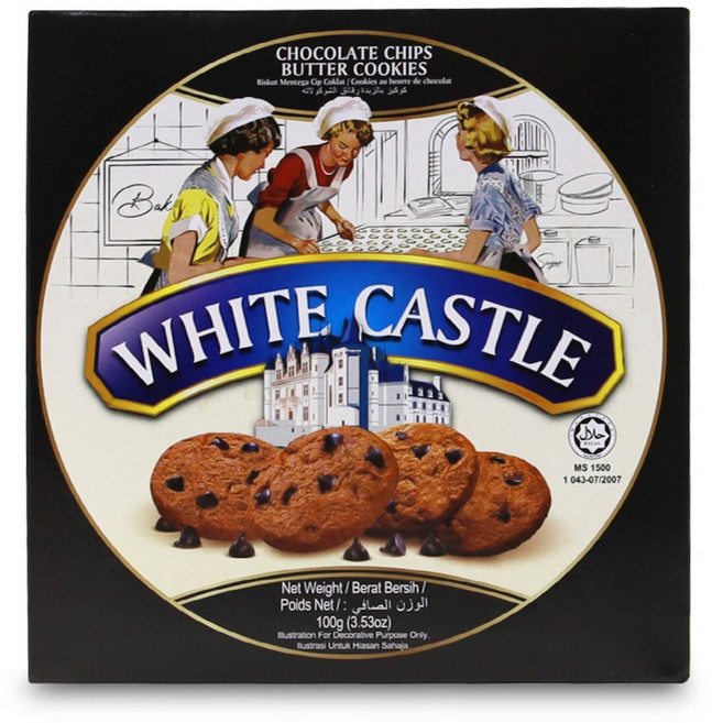 화이트캐슬 초콜릿칩 쿠키 100g, 1개