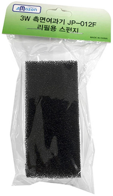 벅스앤미 3w측면여과기 리필용 스펀지 묶음 (JP-012F), 4개