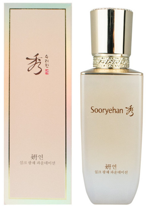 수려한 연 실크 광채 파운데이션 35ml, 23호, 1개