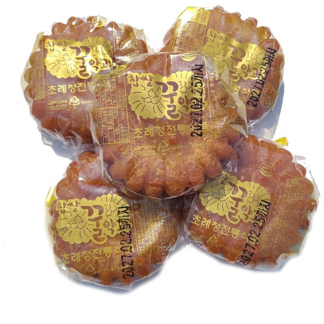 초례청 전통 꿀약과 찹쌀약과 개별포장 쫀득한 전통간식 40g, 200개