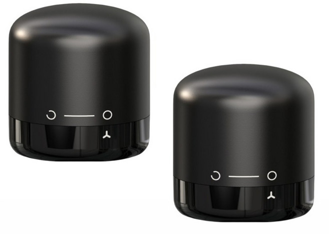 별오점 진공 와인 보관 밀봉 키퍼 스토퍼 마개 2p, 2개, 블랙