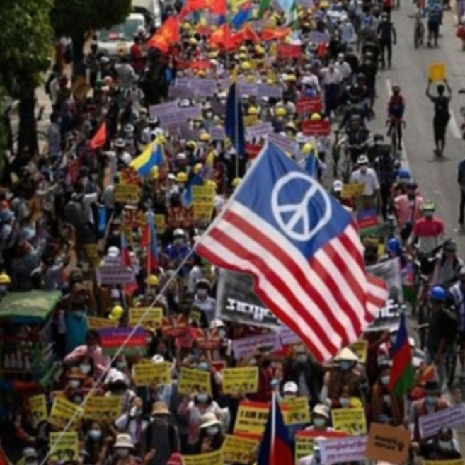 휴대용 발광 깃발대 깃대 시위 집회 응원 깃대봉, 1개, 깃발대5m