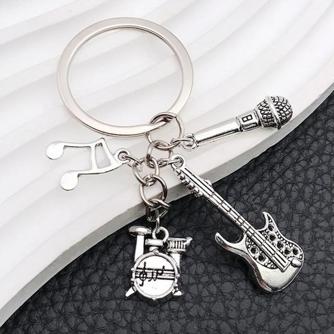 위고뮤직 악기 열쇠고리 키링 키홀더 음악학원 연주회 기념일 선물, 1개, 단품