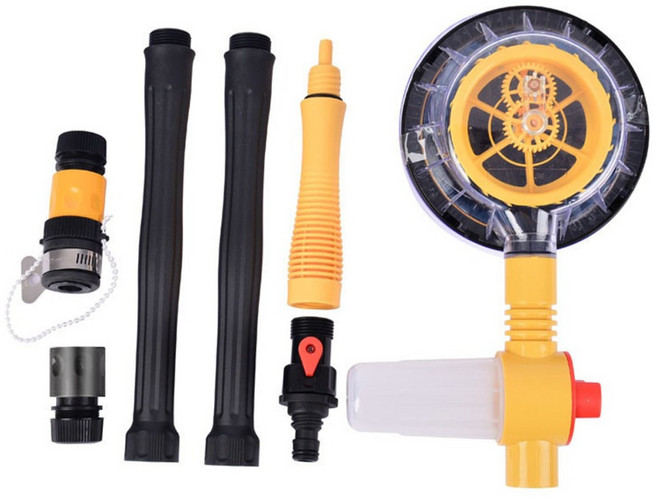 더존 셀프 세차 자동 회전 세제공급 브러쉬 세차솔 밀대 KP-1234, 1개