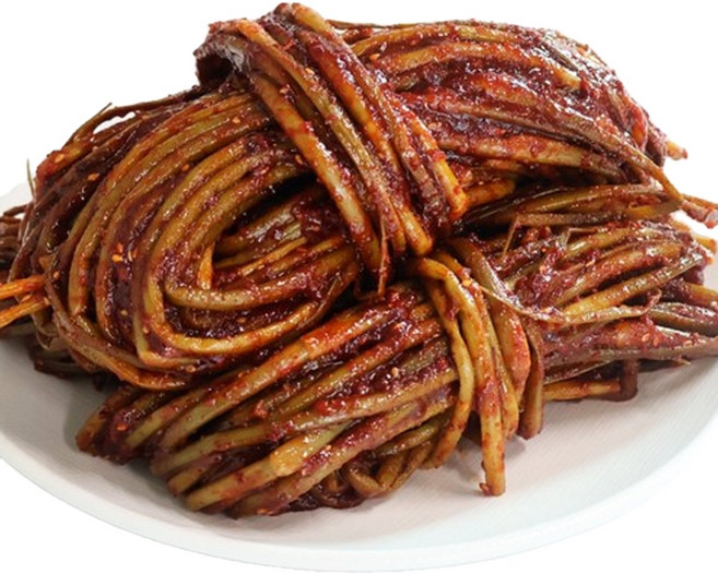 여우마을 수제반찬 원하는 크기로 잘라먹는 양념 긴마늘쫑무침, 1개, 4kg