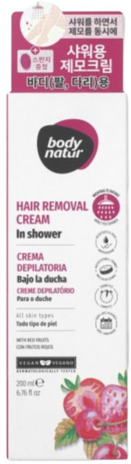 아트박스/바디네이처 제모크림 인샤워 올 스킨 레드프루츠 2개, 200ml