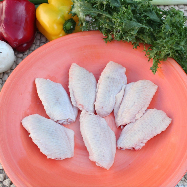 치킨마켓 국내산 냉장 생닭날개 닭윙 닭날개 윙3kg (1kg X 3팩), 3개