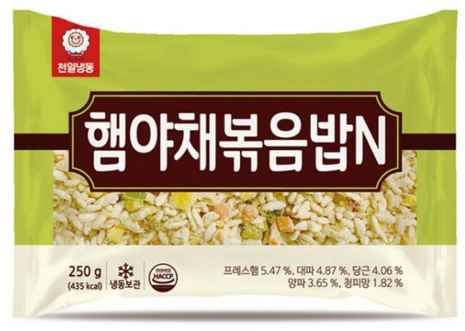 6위 - 천일식품 인기볶음밥 250g 10봉 골라담기, 10개, 06. 햄야채볶음밥 250g 10봉