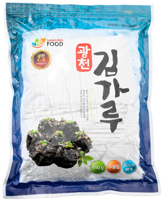조미 김가루 광천김 대용량 업소용 500g, 1개