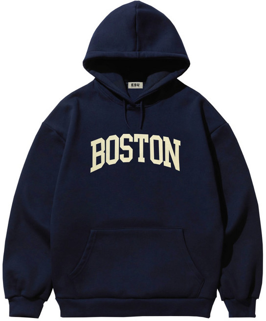 남녀공용 보스턴 후드티 미국 USA 대학 캐쥬얼 맨투맨