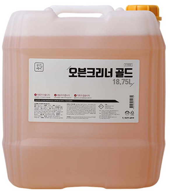 공간케어 오븐크리너 악취없는기름때제거제, 오븐크리너 18.75L, 1개, 18.75L