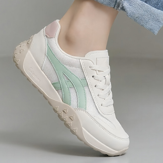 라이위안 미끄럼 방지 여성 초경량 메쉬 통기성 스니커즈 여성 운동화