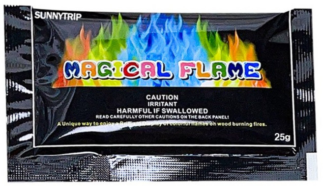써니트립 매직파이어 오로라가루 불멍 25g 50개 대량