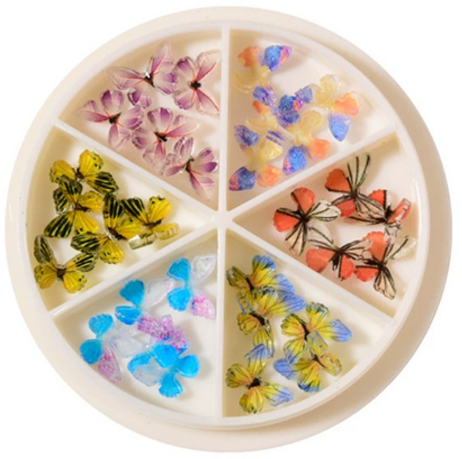 치프몰 스톤 네일 파츠 세트 81종, 1개, H_003