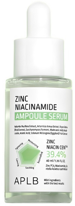 APLB 징크 나이아신아마이드 앰플 세럼, 40ml, 1개