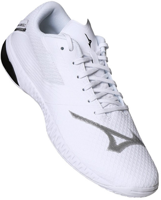 미즈노 인도어화 웨이브 드라이브 EL2 탁구화 (화이트블랙) 81GA250101 + 미즈노 신발주머니