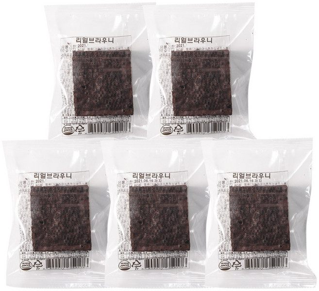 초코브라우니 개별포장(60g) 리얼브라우니, 60g
