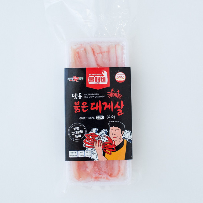 [쿨애비][냉동제품]붉은대게(홍게) 다리살200g, 1개