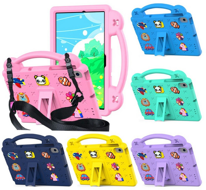 갤럭시탭 애니멀 비츠 에바폼 스트랩 케이스, 핑크