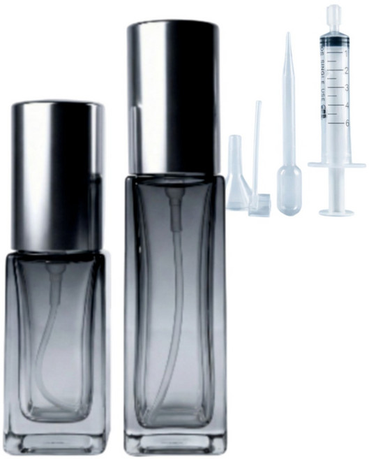 피에코 향수공병 + 소분도구 풀세트, 1개, 그레이