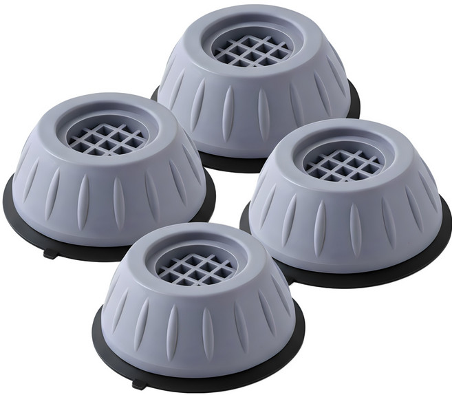 코르빈 바닥픽스 진동 밀림 방지 무소음 세탁기 고정 받침대, 4개, 네추럴 그레이