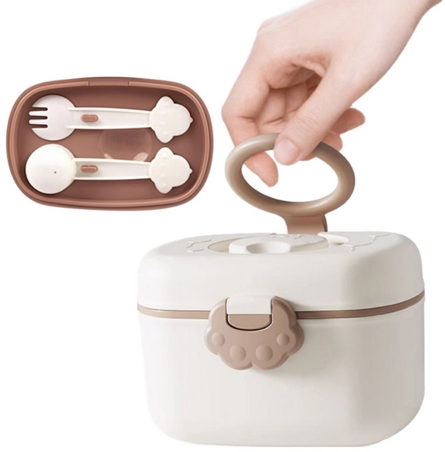 베베코지 휴대용 분유 케이스 분유통 소분통, 1개, M사이즈(380ml)