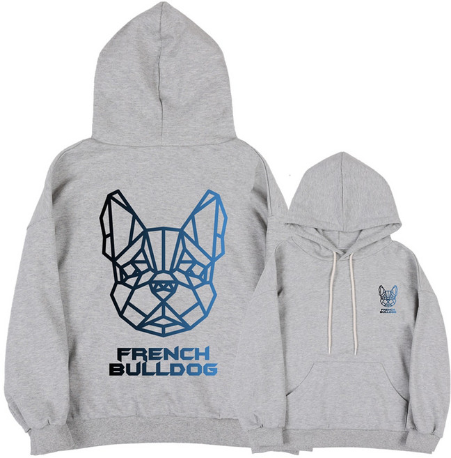 [국내생산] 마고주니어 그라데이션 불독 오버핏 후드 티셔츠 [키 120 130 140 150 160]