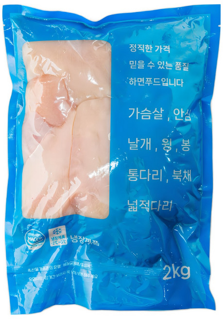 국내산 닭가슴살 냉장, 2kg, 5개