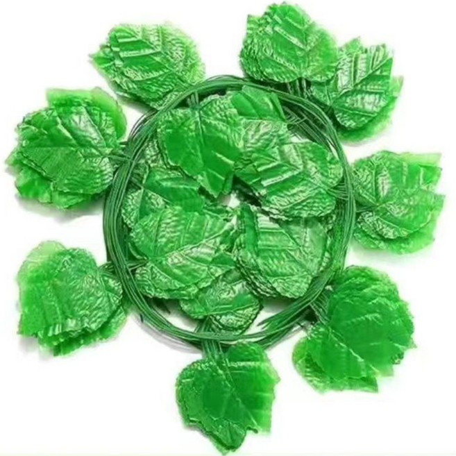 인조 식물 가게 그릴 천장 보편적 장식 잎 녹색 레이스 꽃 긴 등나무 호텔 유치원, 30. 798m 큰 암호화 (28포도)