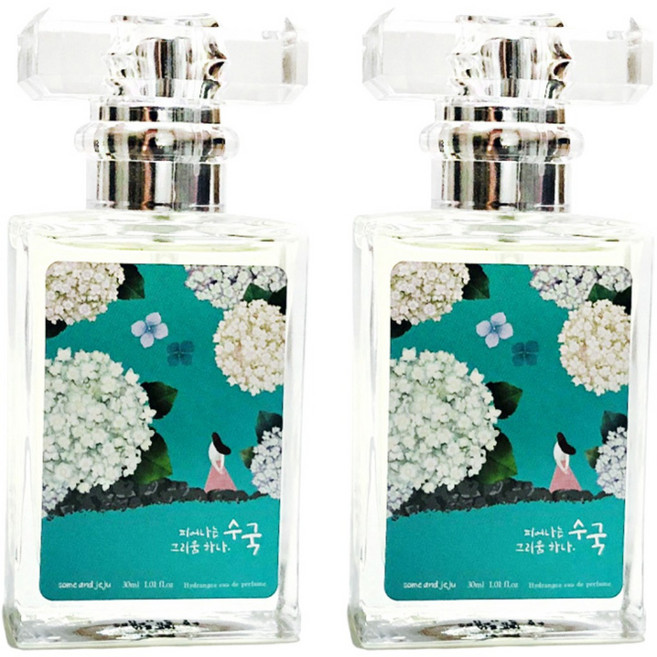 썸앤드 제주 수국 향수, 30ml, 2개