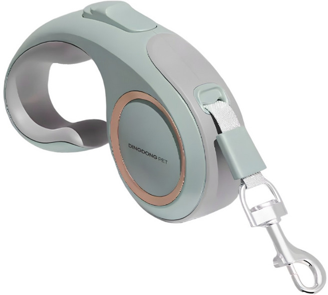 딩동펫 강아지 베러댄 꼬임방지 자동 리드줄, 민트, 1개