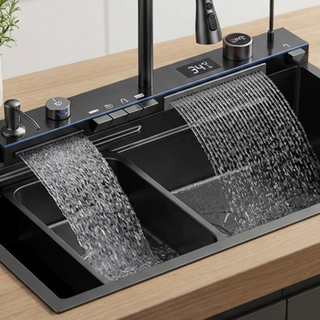 키친라움 사각싱크볼 주방 스테인레스 씽크 식기건조대 엠보 인테리어 교체 멀티 배수구 설거지통 304, 1세트