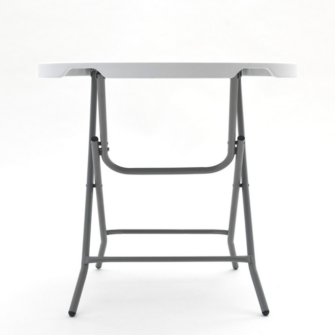 오에이데스크 브로몰딩 테이블 원형 800, 화이트