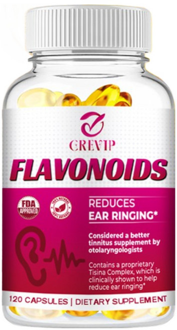 귀 건강 보조제 - 플라보노이드 - 이명 완화 - 이명 개선 보조제 - 건강 보조제, 1개, 60정