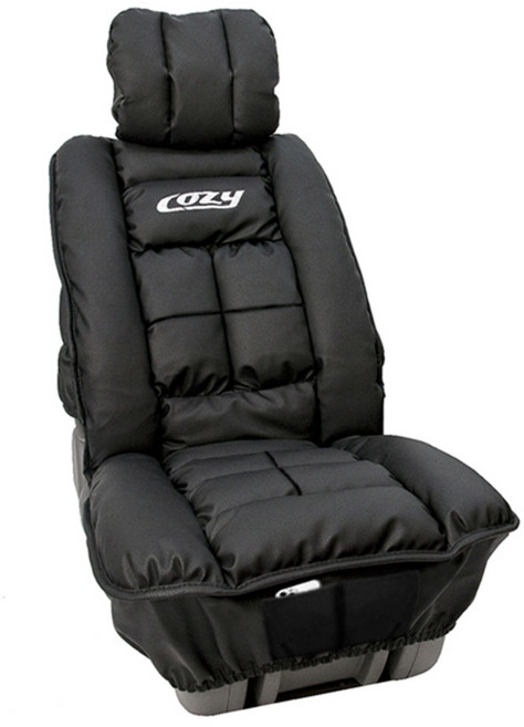 차량용 리무진 시트커버 가죽시트 운전석 조수석 뒷좌석 승용차 SUV 화물차 사계절, 1개, 블랙 - 운전석/조수석