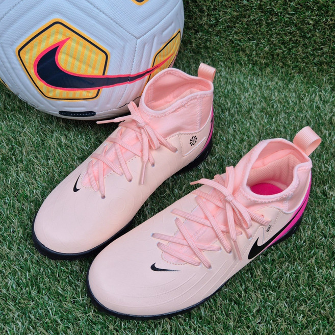 나이키 주니어 팬텀 루나2 아카데미 TF 핑크블라스트 잔디 하이탑 풋살화 축구화 [국내매장판 A/S가능]
