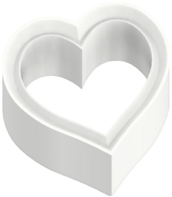 하트 3종 바람떡틀 떡도장 떡도구 절편 만들기, 1. 바람떡틀만, 3. 하트2(기본 사이즈), 1개