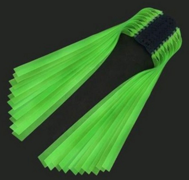 곰곰이 크린 고탄성 늘어나는 새총 고무밴드 고무줄, 10개, 그린(0.6mmx17cm)