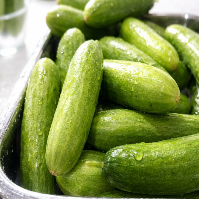 쪼팜 국내산 유기농 미니오이 스낵오이, 1박스, 500g