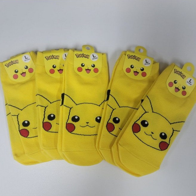 포켓몬 양말 세트 피카츄 아동 유아 정품 캐릭터 미니 시니커즈 양말 어린이집 선물