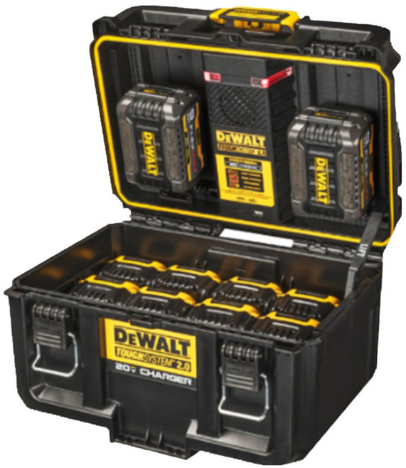 디월트 DWST83471 터프시스템 2.0 듀얼 충전 공구함 20V 60V MAX 유선 충전기, 1개