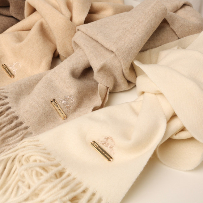 고비 GOBI 캐시미어 100% 머플러 오가닉 산양자수 목도리 170cm