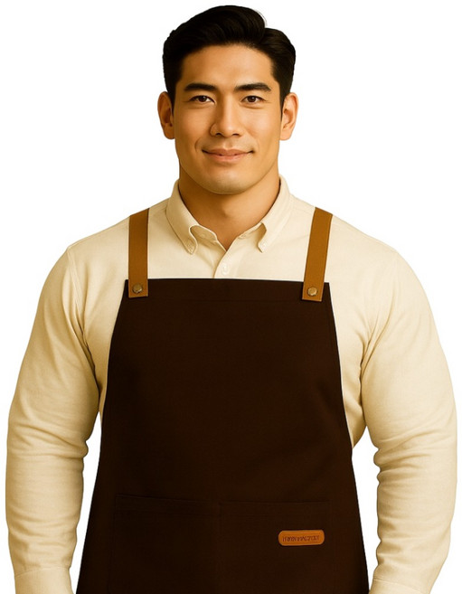 허니앤모어 1+1 예쁜 방수 주방 카페 빅 큰 사이즈 앞치마, 1개, 빅+빅