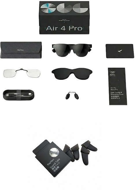 TCL RayNeo Air4 Pro +사운드튜브[공식스토어] / AR글래스 / Bang Olufsen Audio / HDR지원 / 스마트안경
